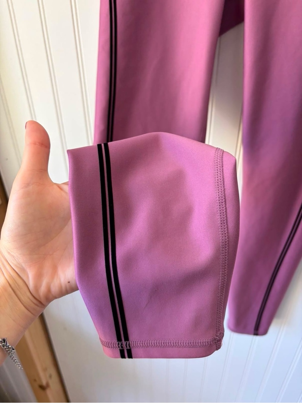 ALO Yoga airlift 7/8 line up sculpted Mauve Pink High-Rise Leggings - Picture 4 of 10